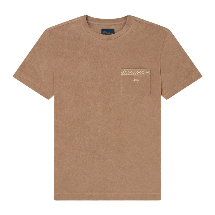 Terlingua Terry Cloth Tee - Pecan Brown